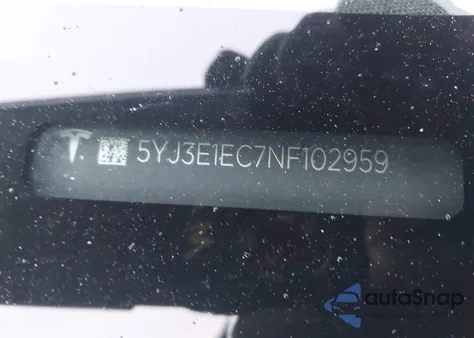 2022 Tesla Model 3 Performance Dual Motor All-Wheel Drive из США, поврежденный, VIN 5YJ3E1EC7NF102959